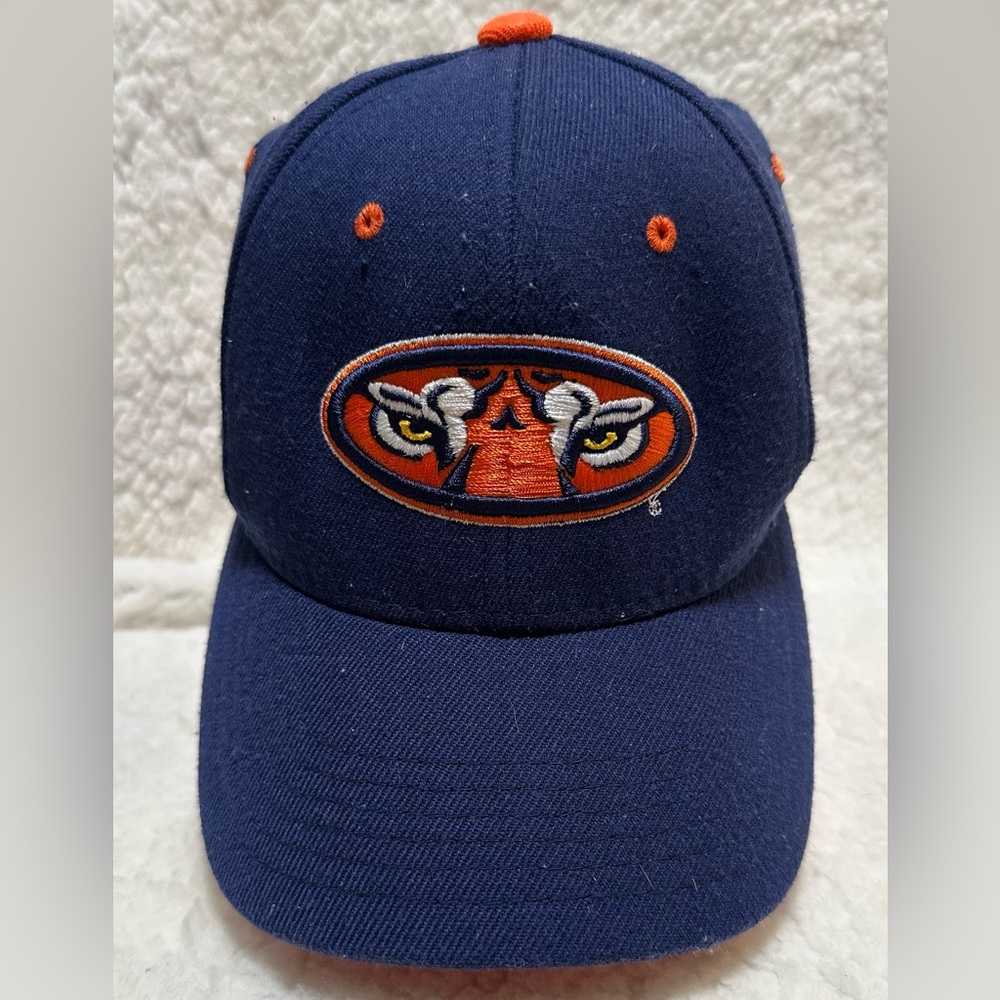 Zephyr Tiger Eyes Auburn University Navy Blue Orange Kids/Toddler Sz Fitted Hat
